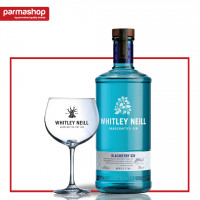 Pachet Gin Cu Mure Whitley Neill 43% Alc. 0.7l + Pahar