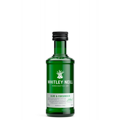 Gin Cu Aloe & Castravete Whitley Neill 43% Alc. 0.05L