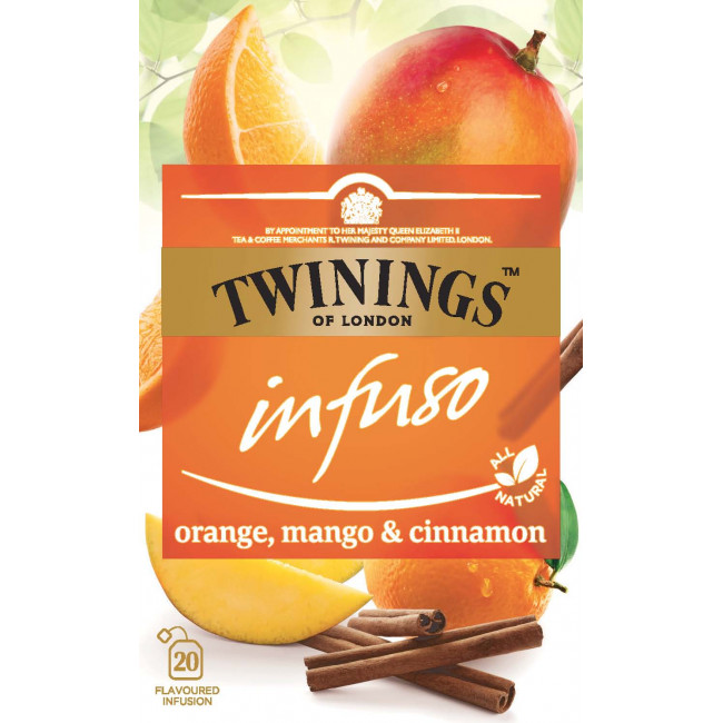 Ceai Pentru Infuzie Cu Portocala Mango Si Scortisoara Twinings 20*2g