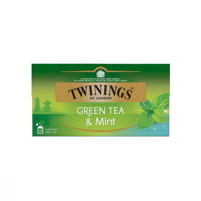 Ceai Verde Cu Aroma Menta Twinings 25*1.5g