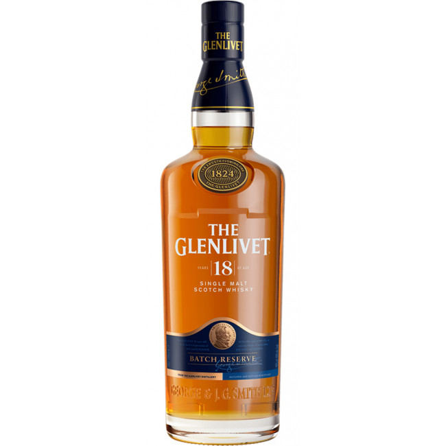 Whisky Glenlivet 18Y Single Malt 43% Alc. 0.7l