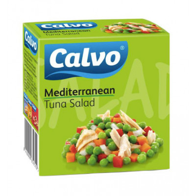 Salata Mediteraneana Cu Ton Calvo 150g
