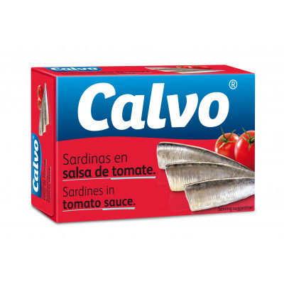 Sardine In Sos De Rosii Calvo 120g