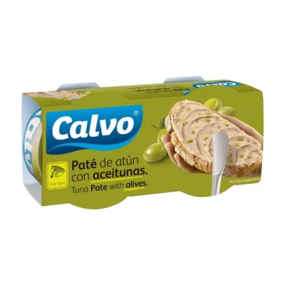 Pate De Ton Cu Masline Calvo 2x75g