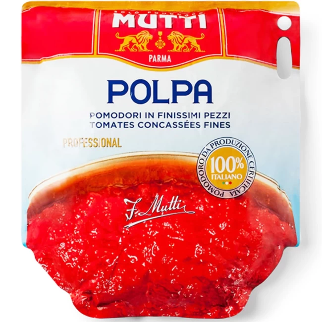 Pulpa Rosii Taiate Fin Mutti 5kg