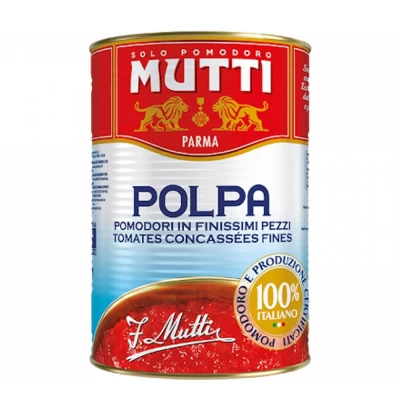 Pulpa Rosii Taiate Fin Mutti 4kg