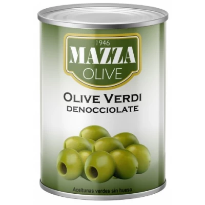 Masline Verzi Fara Samburi Mazza 800g