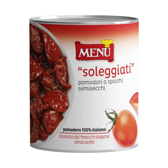 Soleggiati Pomodori Spicchi (Rosii Felii) Menu 800g