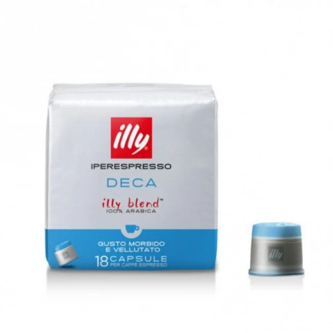 Cafea Decofeinizata Punga Capsule Illy Iperespresso 18x6.7g