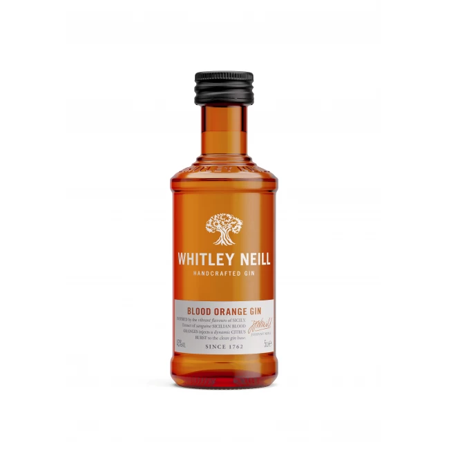 Gin Cu Portocale Rosii Whitley Neill 43% Alc. 0.05l