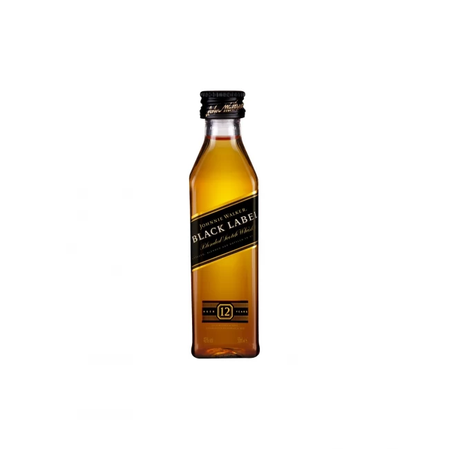 Whisky Johnnie Walker Black 12Y 40% Alc. 0.05l