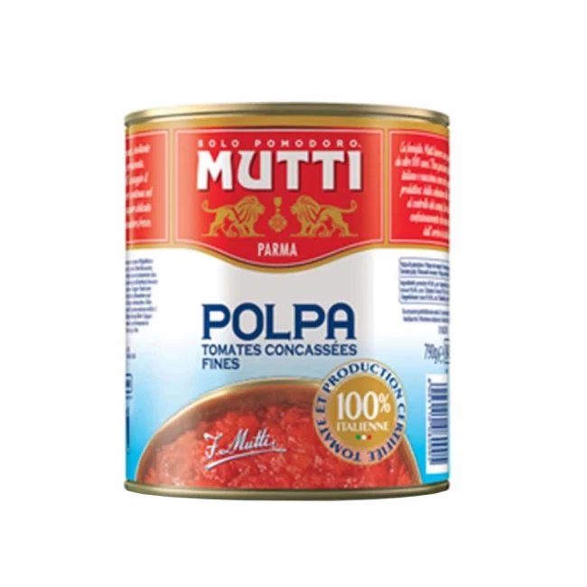 Pulpa Rosii Taiate Fin Mutti 2.5kg