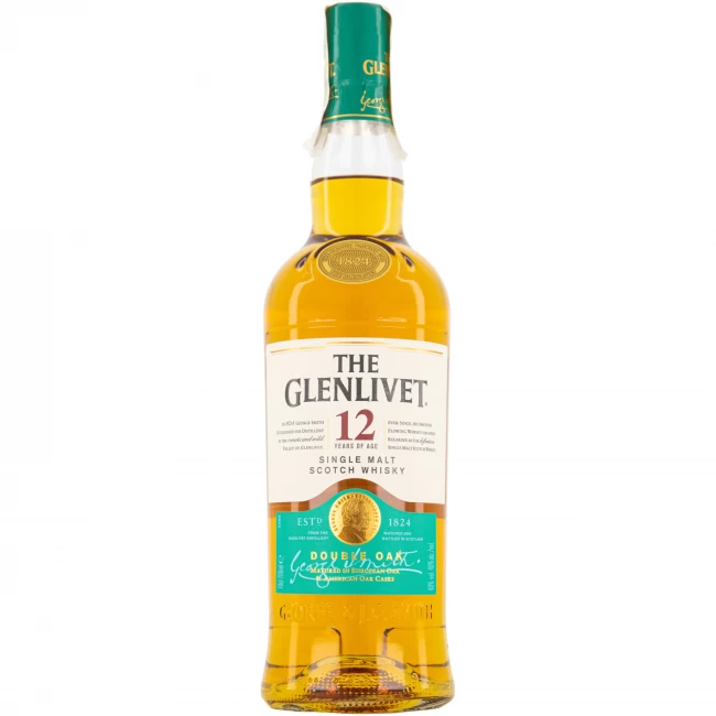 Whisky Glenlivet 12Y Single Malt 40% Alc. 0.7l
