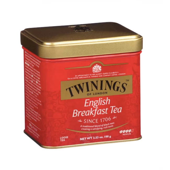 Ceai Negru English Breakfast Cutie Metal Twinings 100g