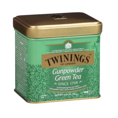 Ceai Verde Gunpowder Cutie Metal Twinings 100g