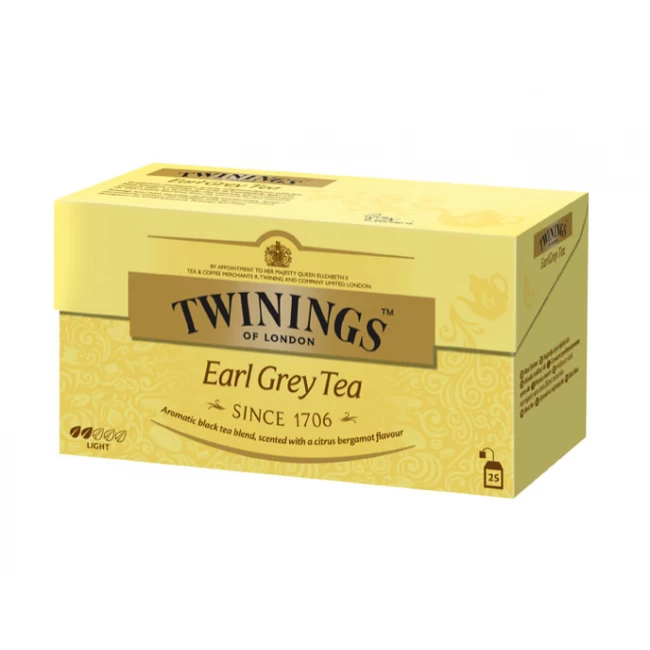 Ceai Negru Earl Grey Twinings 25x2g