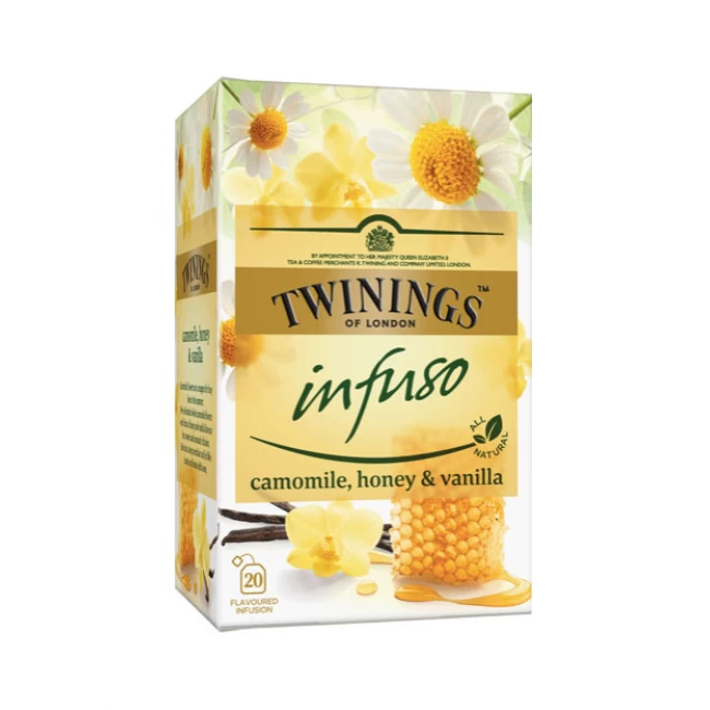 Ceai Pentru Infuzie Cu Musetel Miere Si Vanilie Twinings 20x1.5g