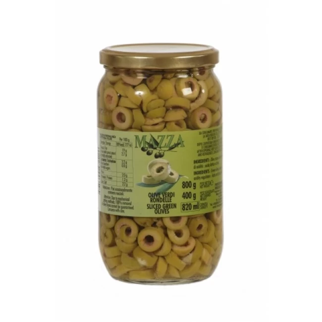 Masline Verzi Rondele Mazza 800g