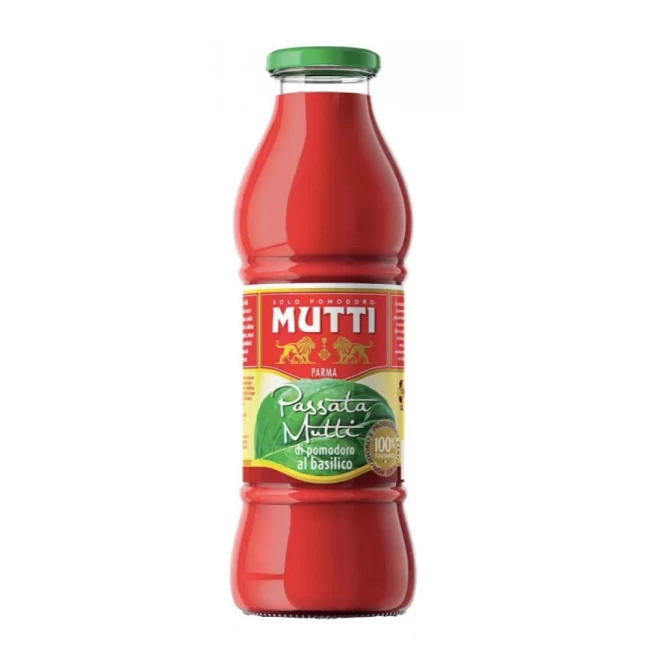 Rosii Pasate Cu Busuioc Mutti 700g