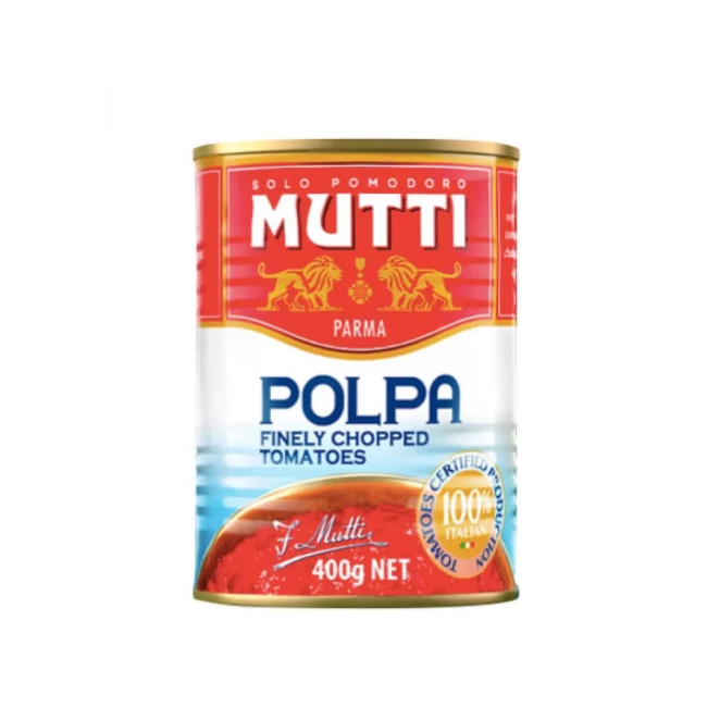 Pulpa Rosii Taiate Fin Mutti 400g