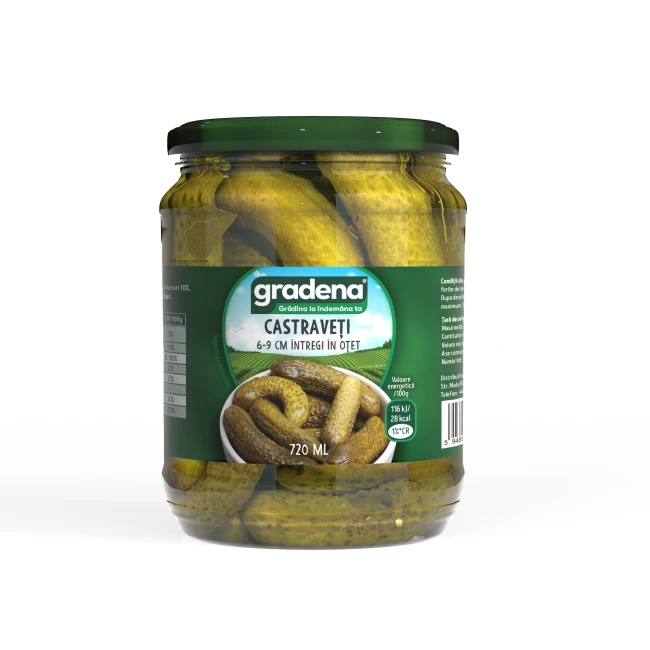 Castraveti In Otet Gradena 720ml