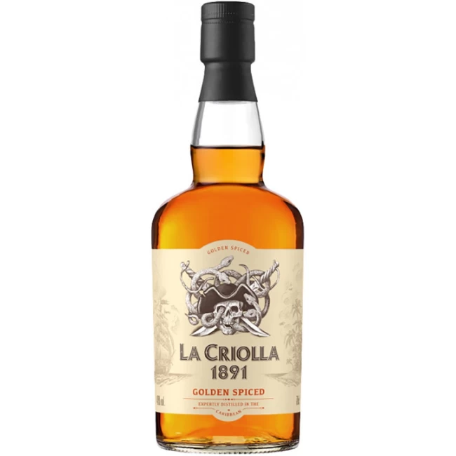 Rom Golden Spiced la Criolla 35% Alc. 0.7l