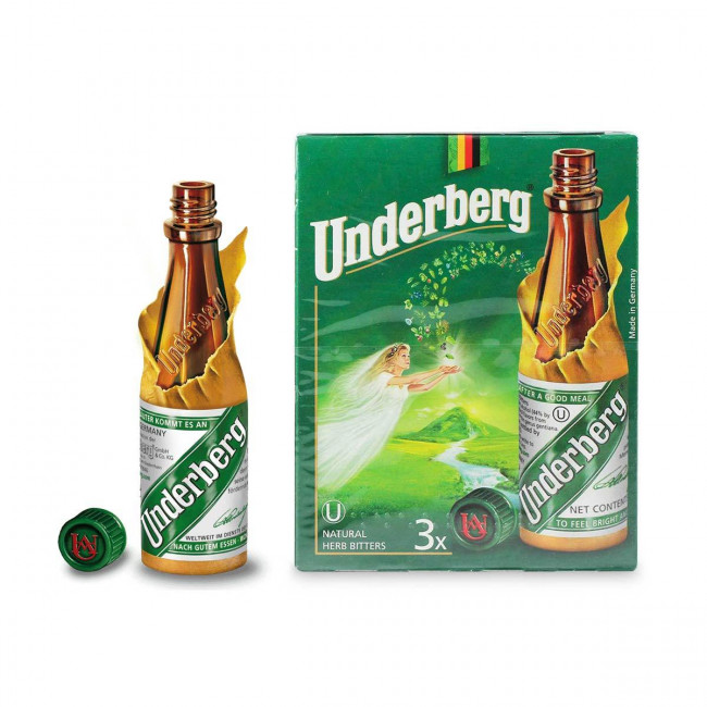 Bitter Underberg Cutie Carton 44% Alc. 3x20ml