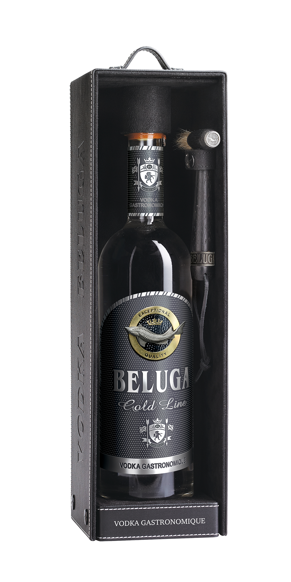 Beluga Gold Line Vodka 40% Alc. 0.7l + Cutie Piele
