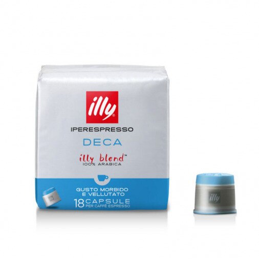 Cafea Decofeinizata Punga Capsule Illy Iperespresso 18x6.7g